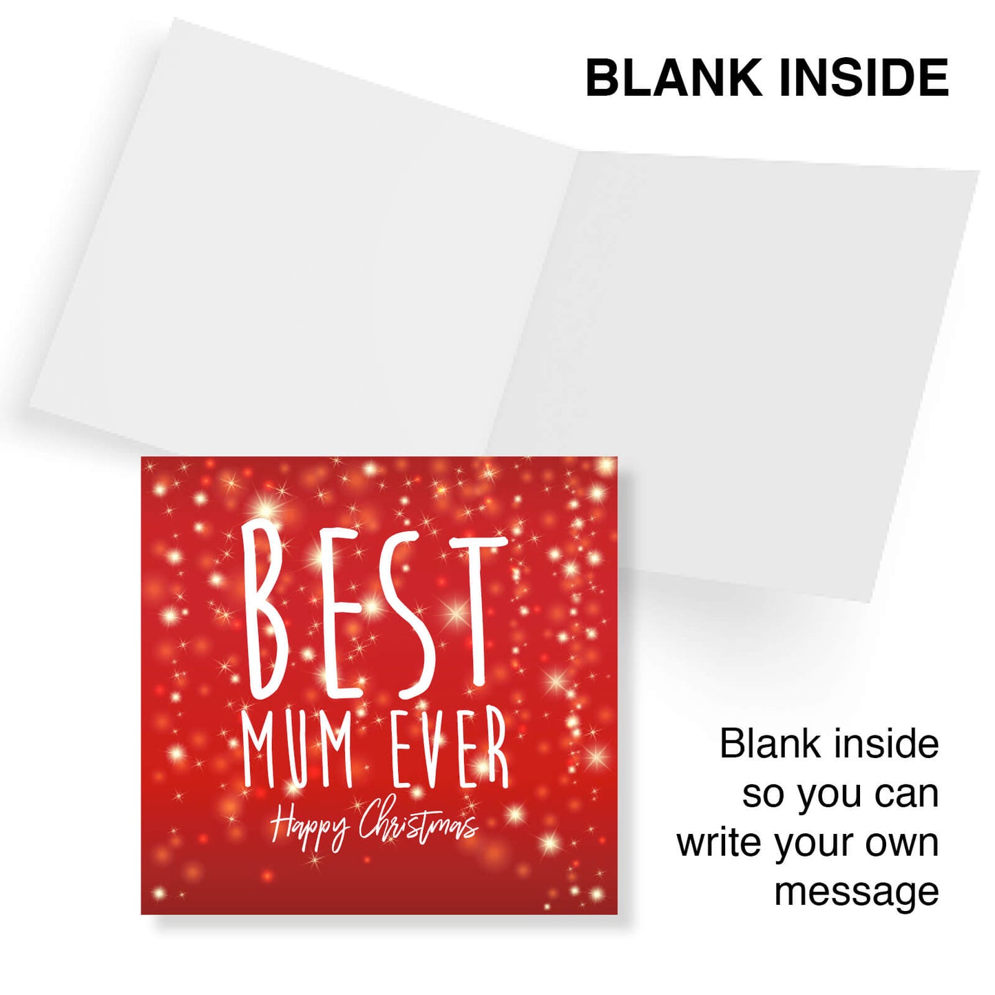 Best Mum Ever Christmas Card