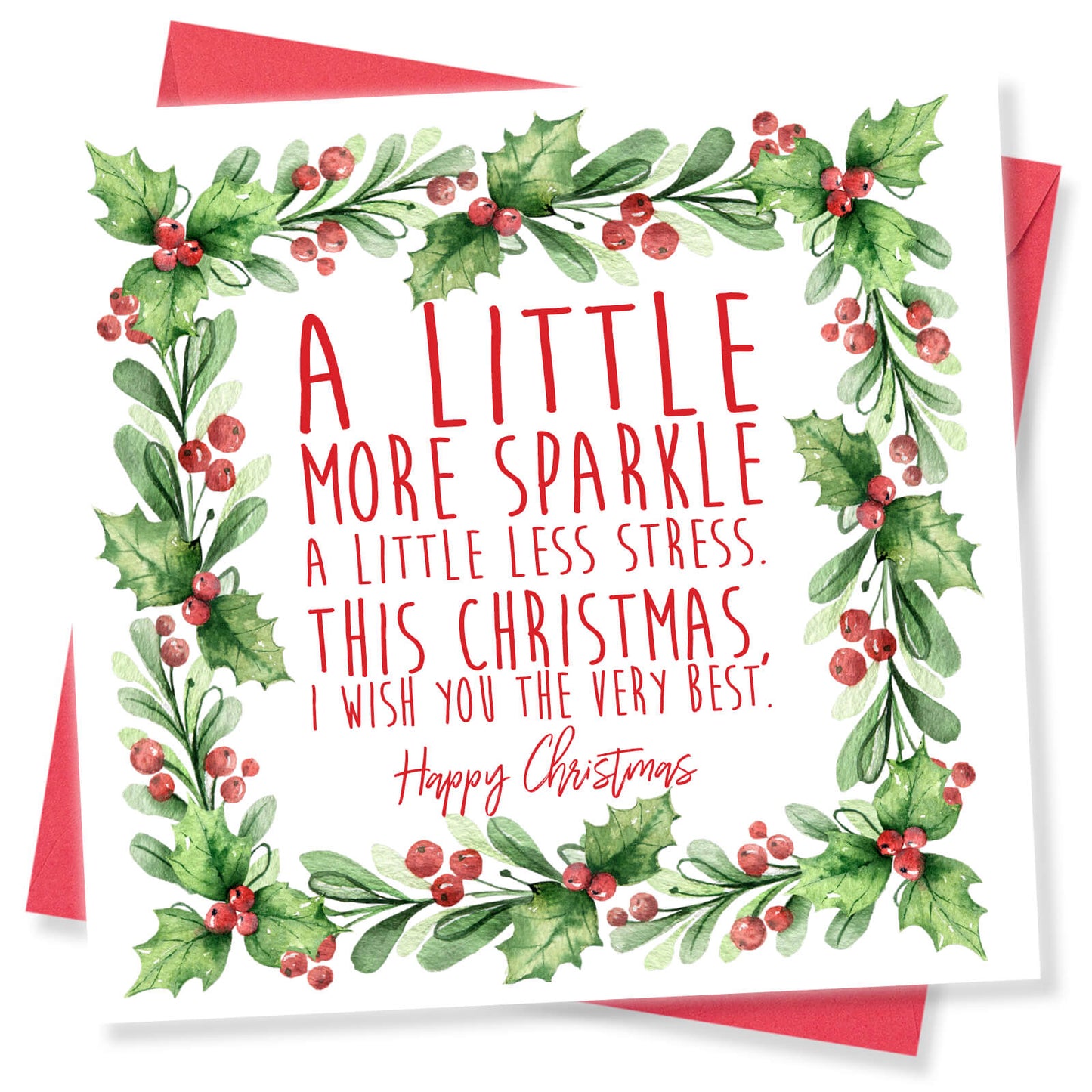 Christmas Card – "A Little More Sparkle"