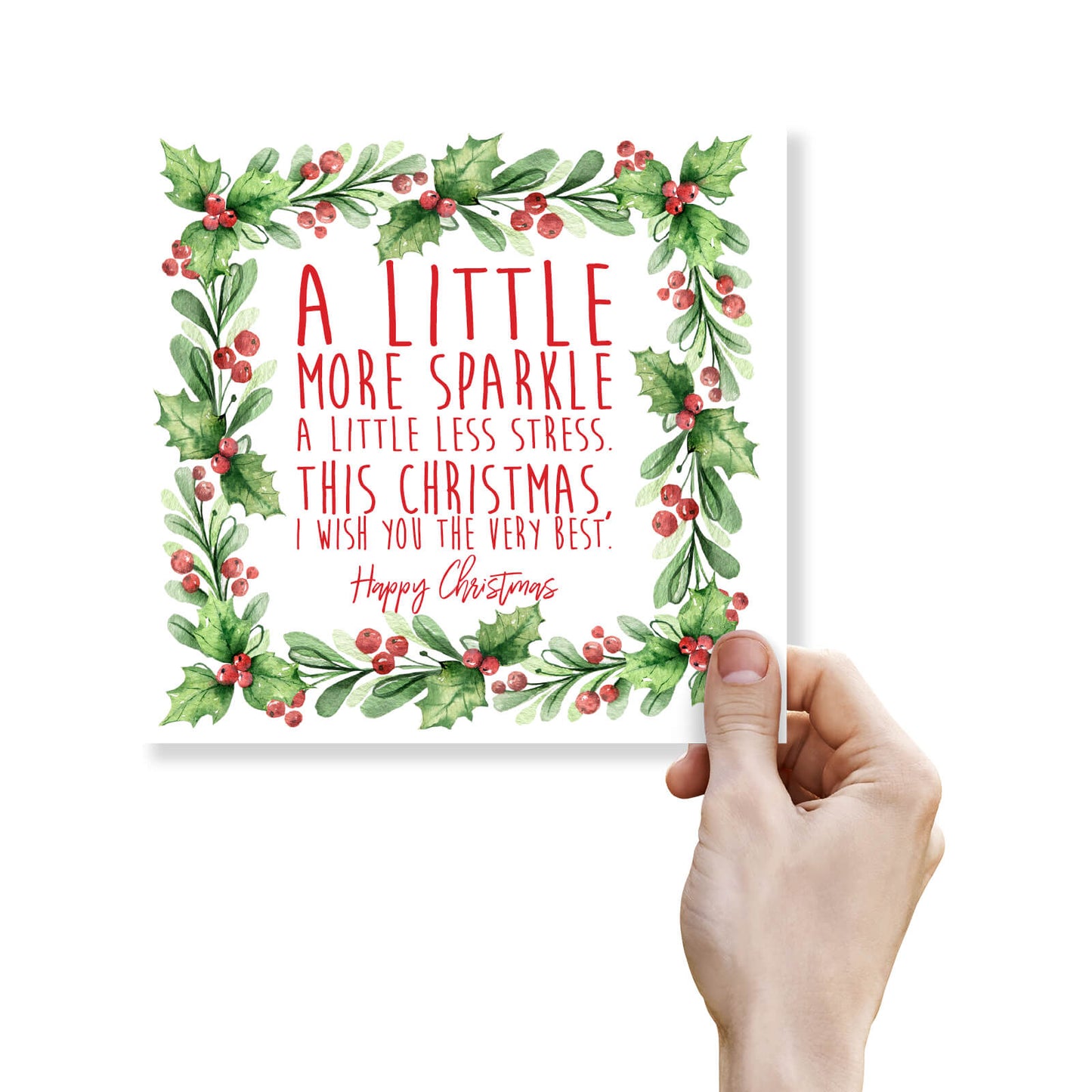 Christmas Card – "A Little More Sparkle"