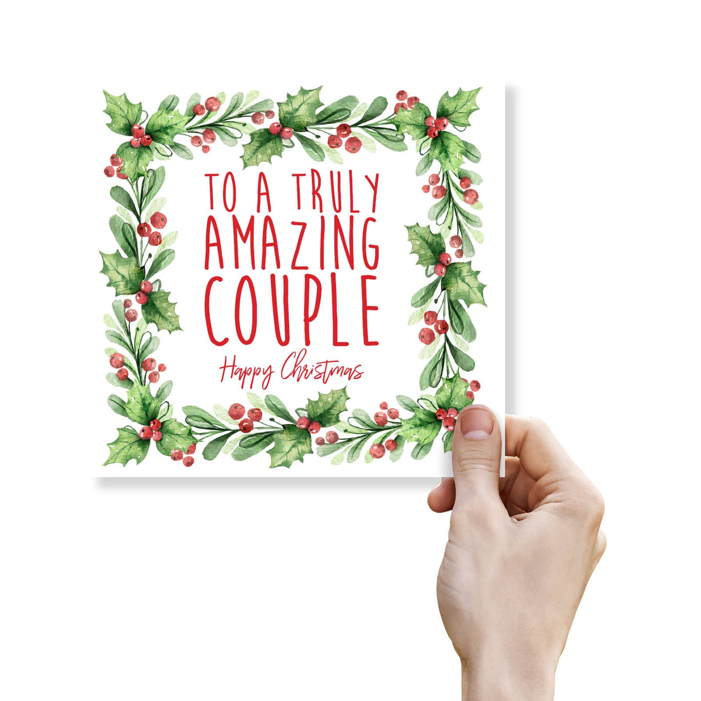 Christmas Card – "To A Truly Amazing Couple"