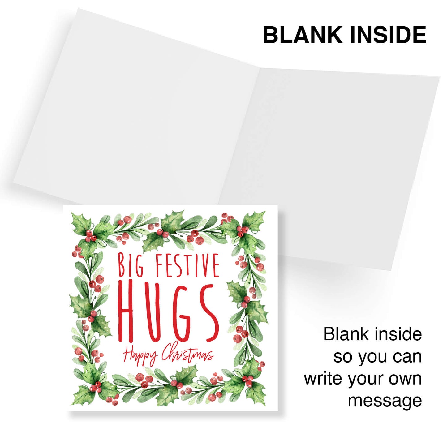 Christmas Card – "Big Festive Hugs"