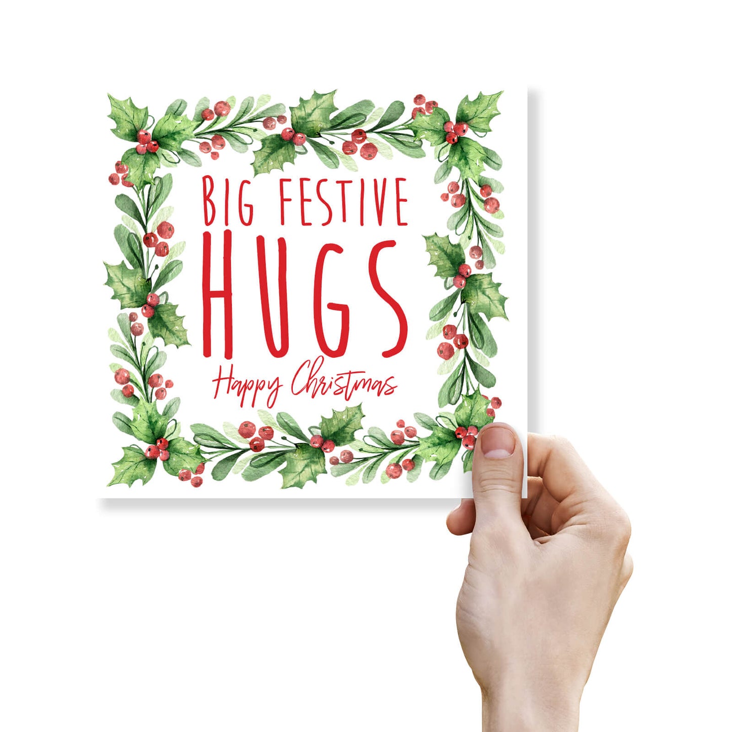 Christmas Card – "Big Festive Hugs"