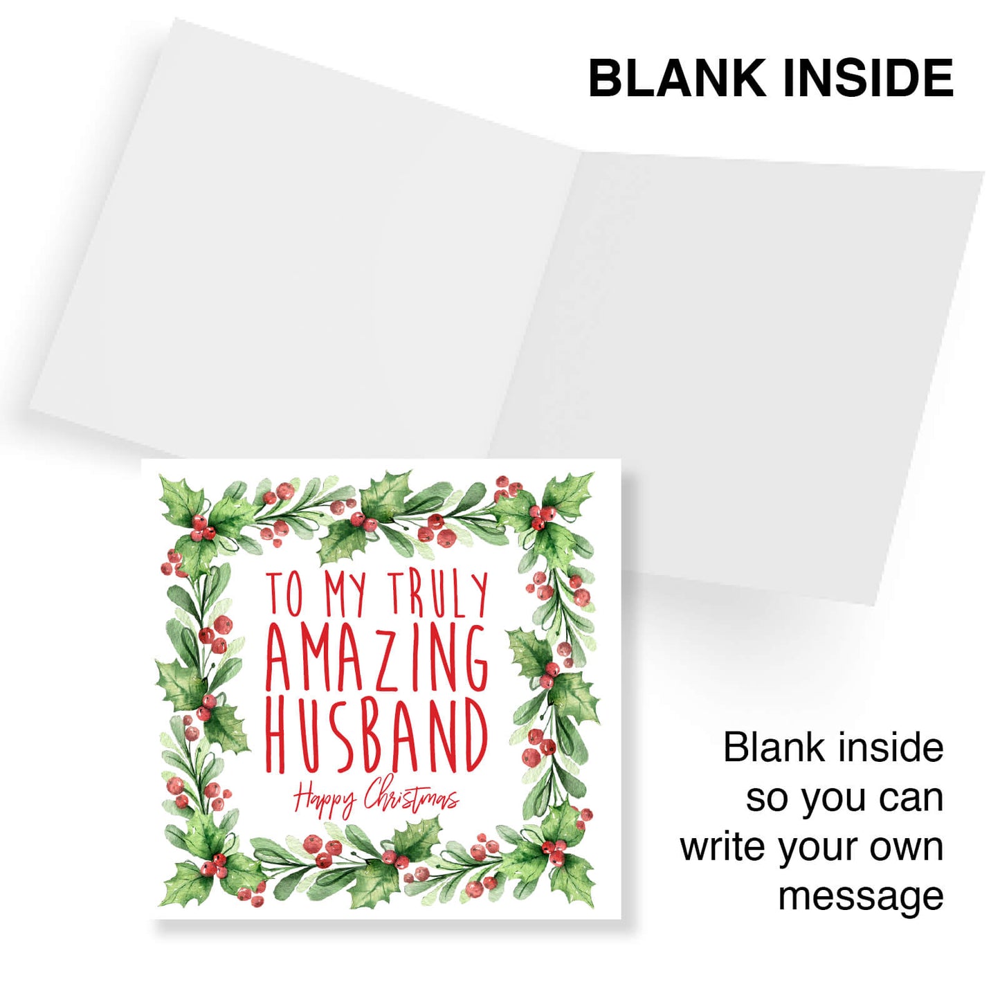 Christmas Card – "To My Truly Amazing Husband"