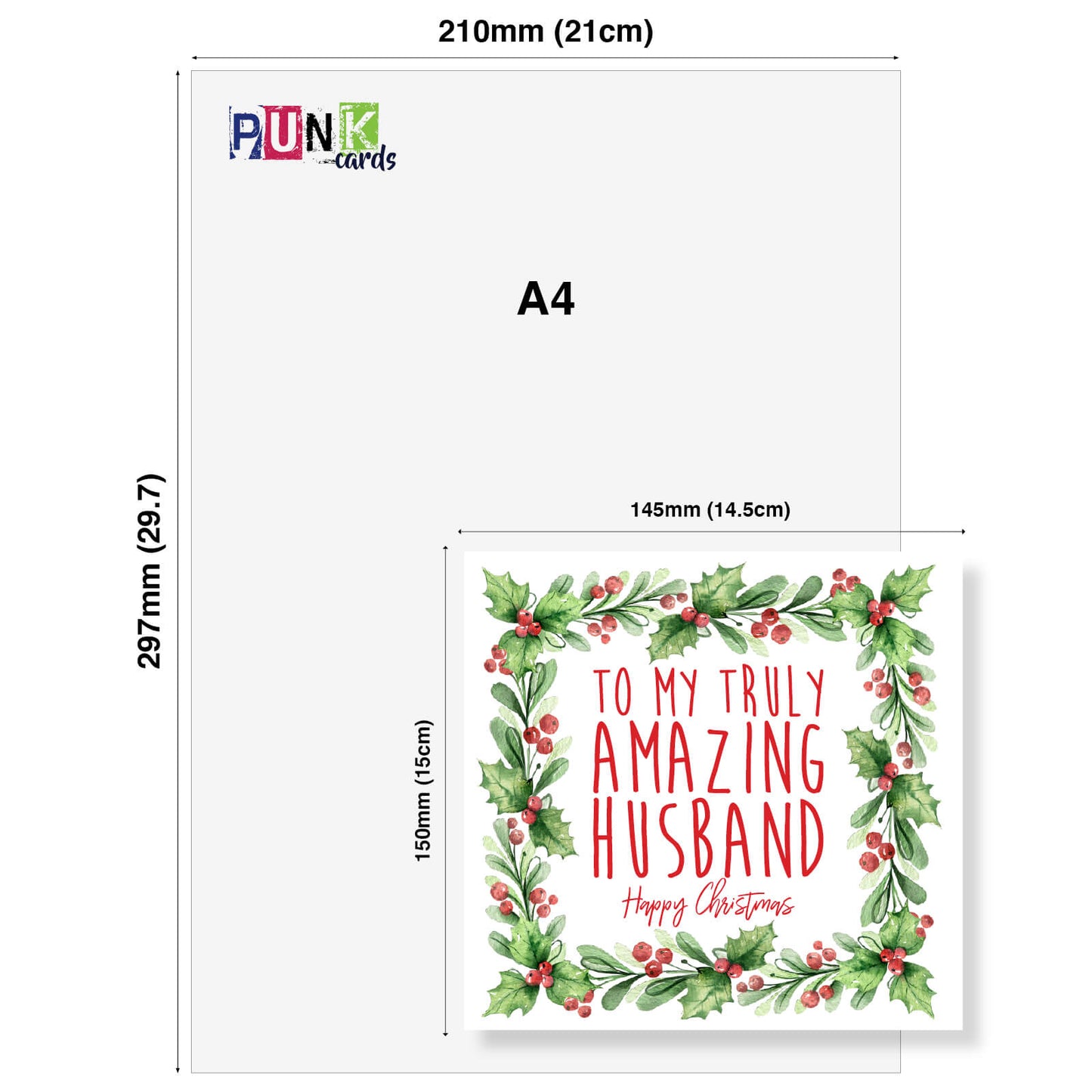 Christmas Card – "To My Truly Amazing Husband"