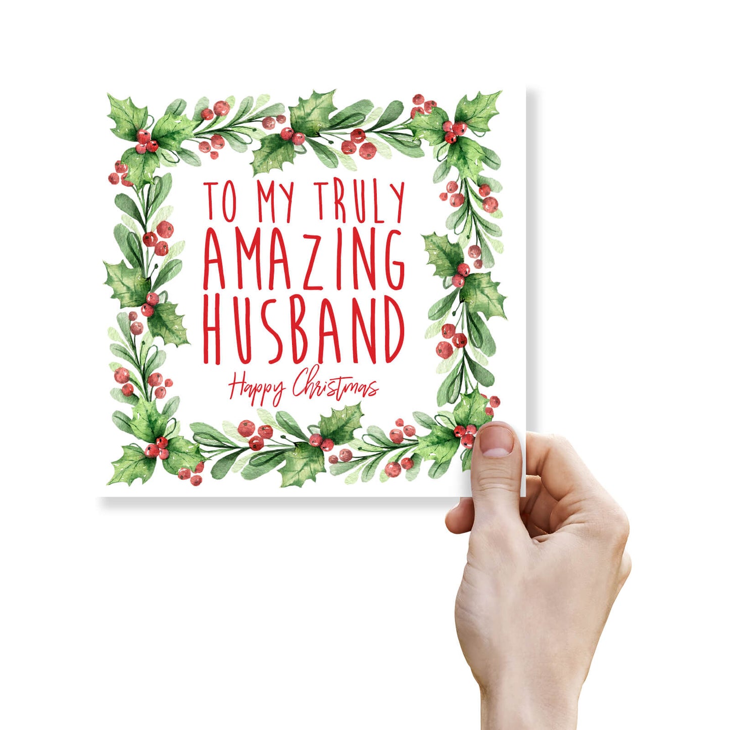 Christmas Card – "To My Truly Amazing Husband"