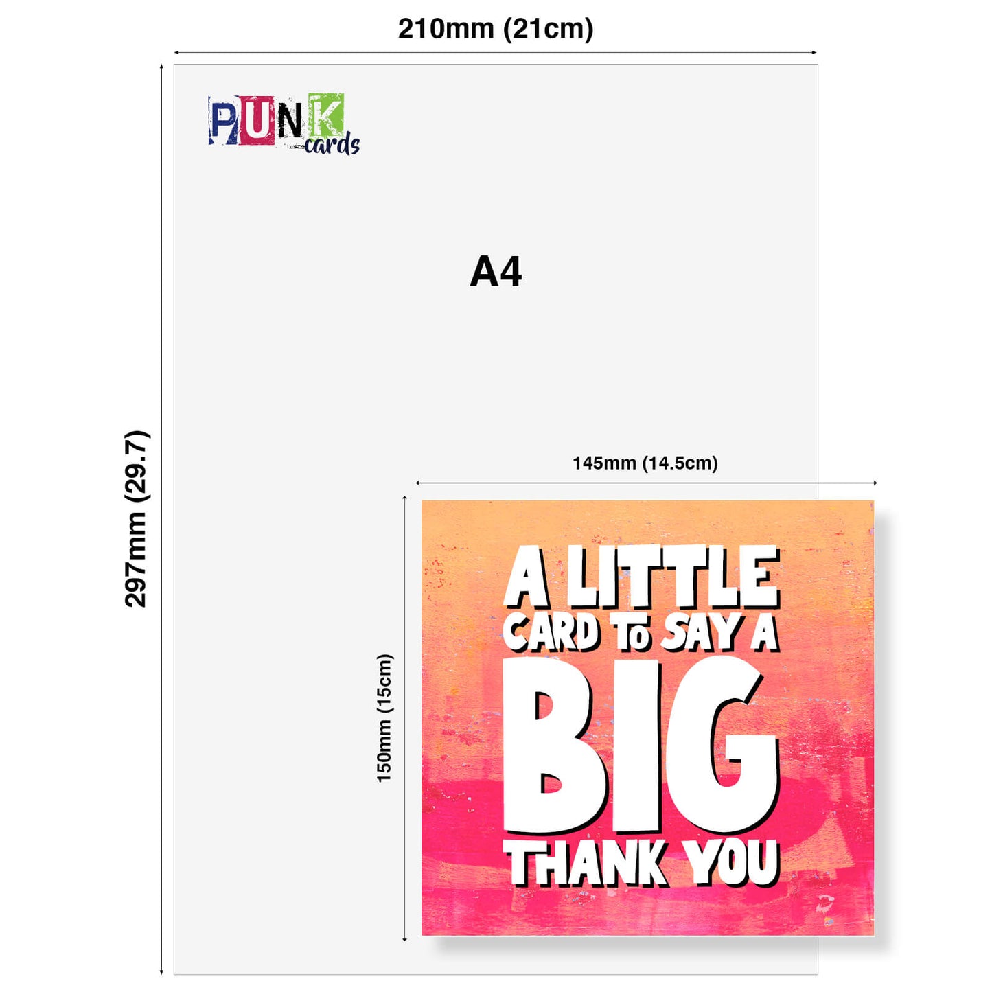 A Little Card To Say A Big Thank You
