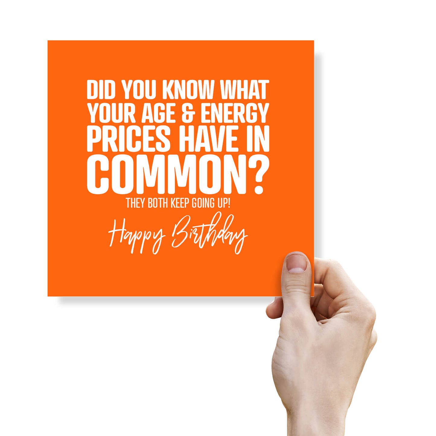 Age & Energy Prices Have One Thing in Common – They Keep Going Up!