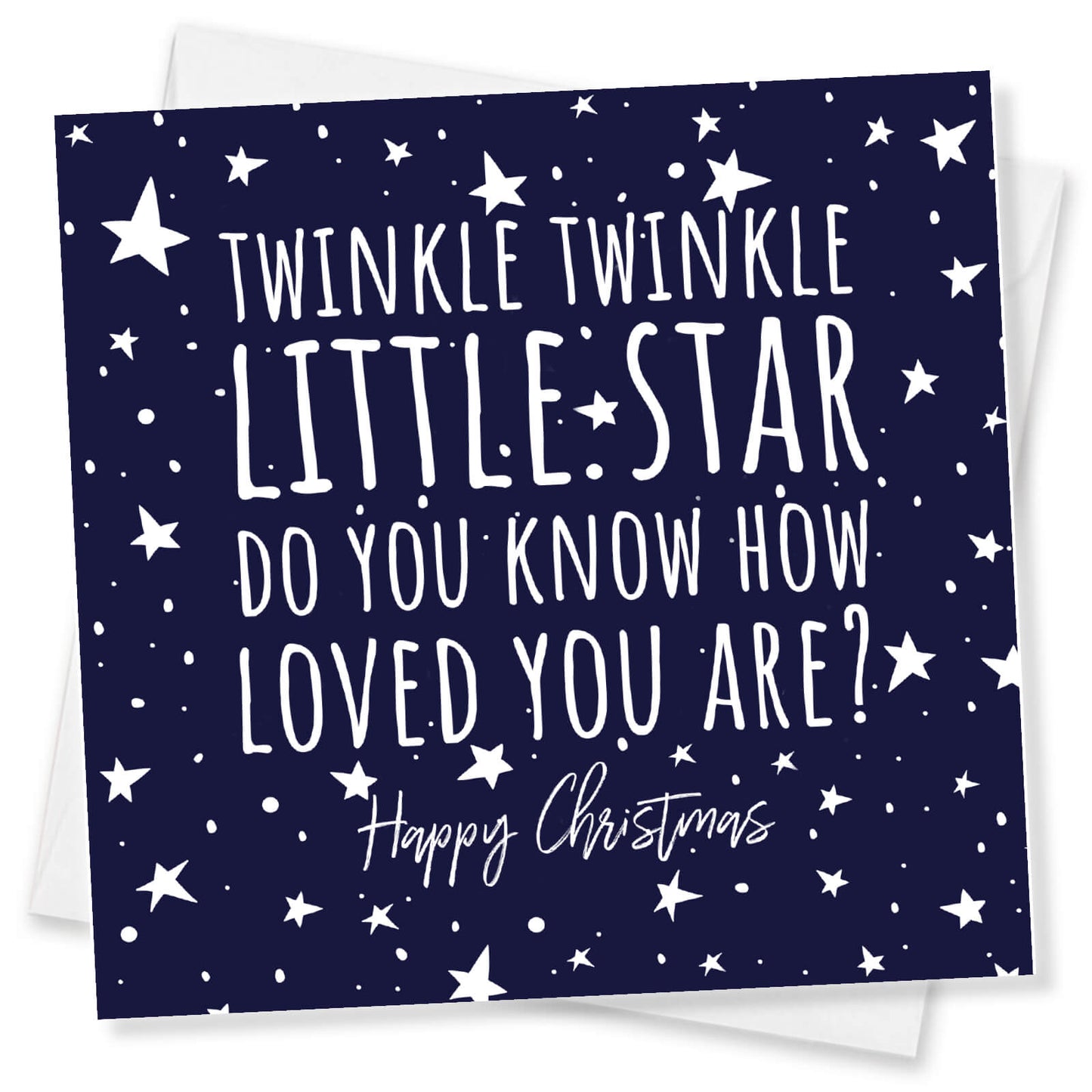 "Twinkle Twinkle – Do You Know How Loved You Are?" - Heartfelt Christmas Card
