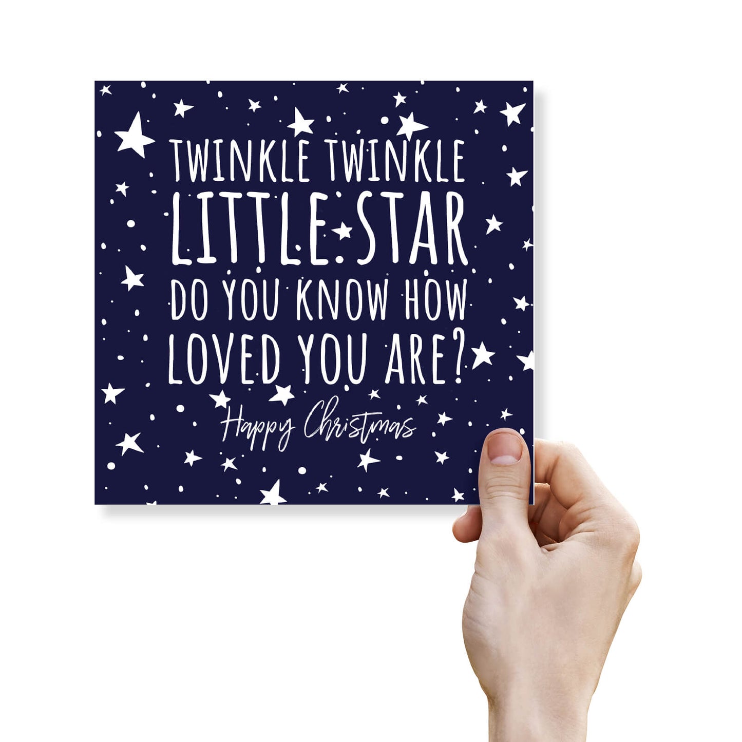 "Twinkle Twinkle – Do You Know How Loved You Are?" - Heartfelt Christmas Card