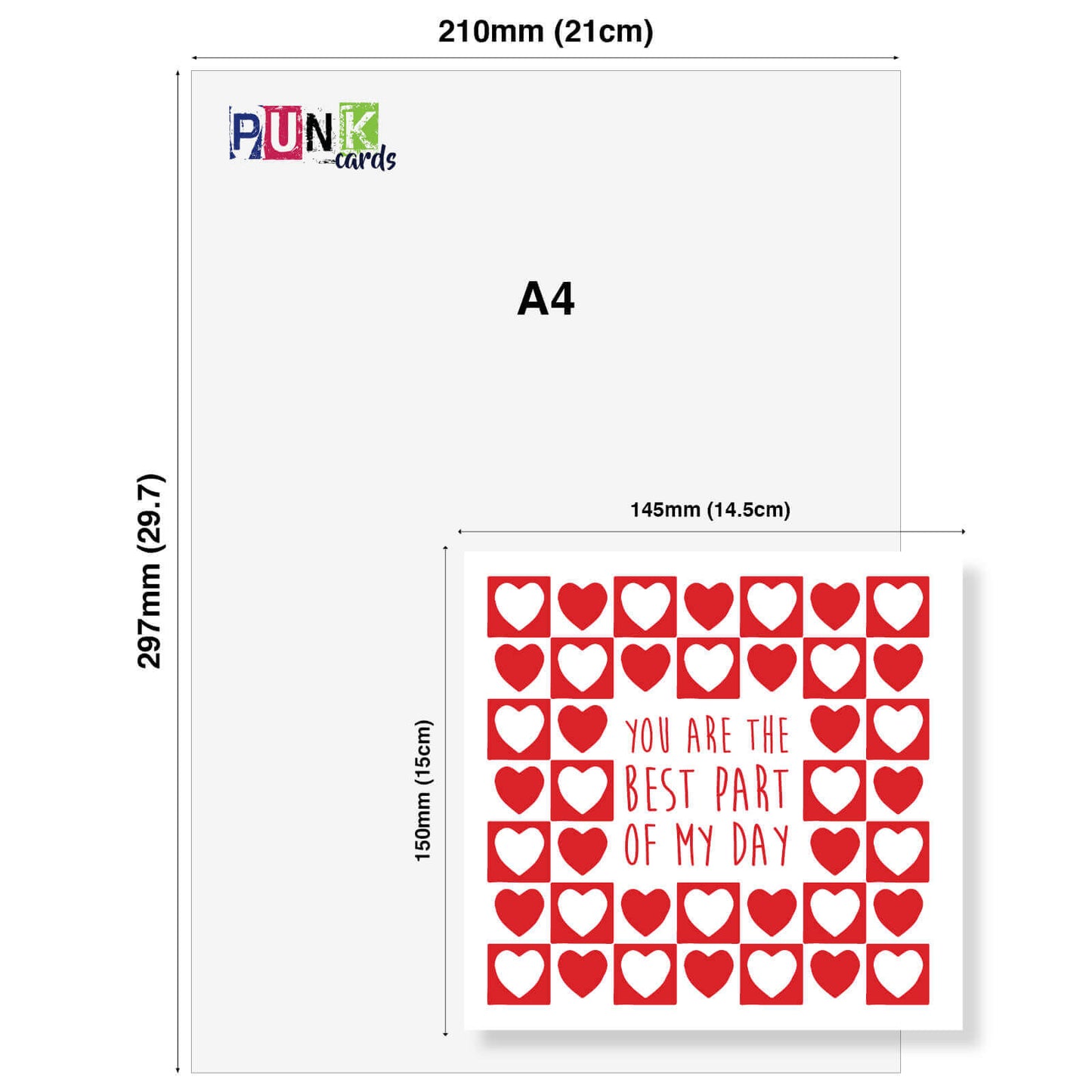 You Are the Best Part of My Day Valentine's Day Card