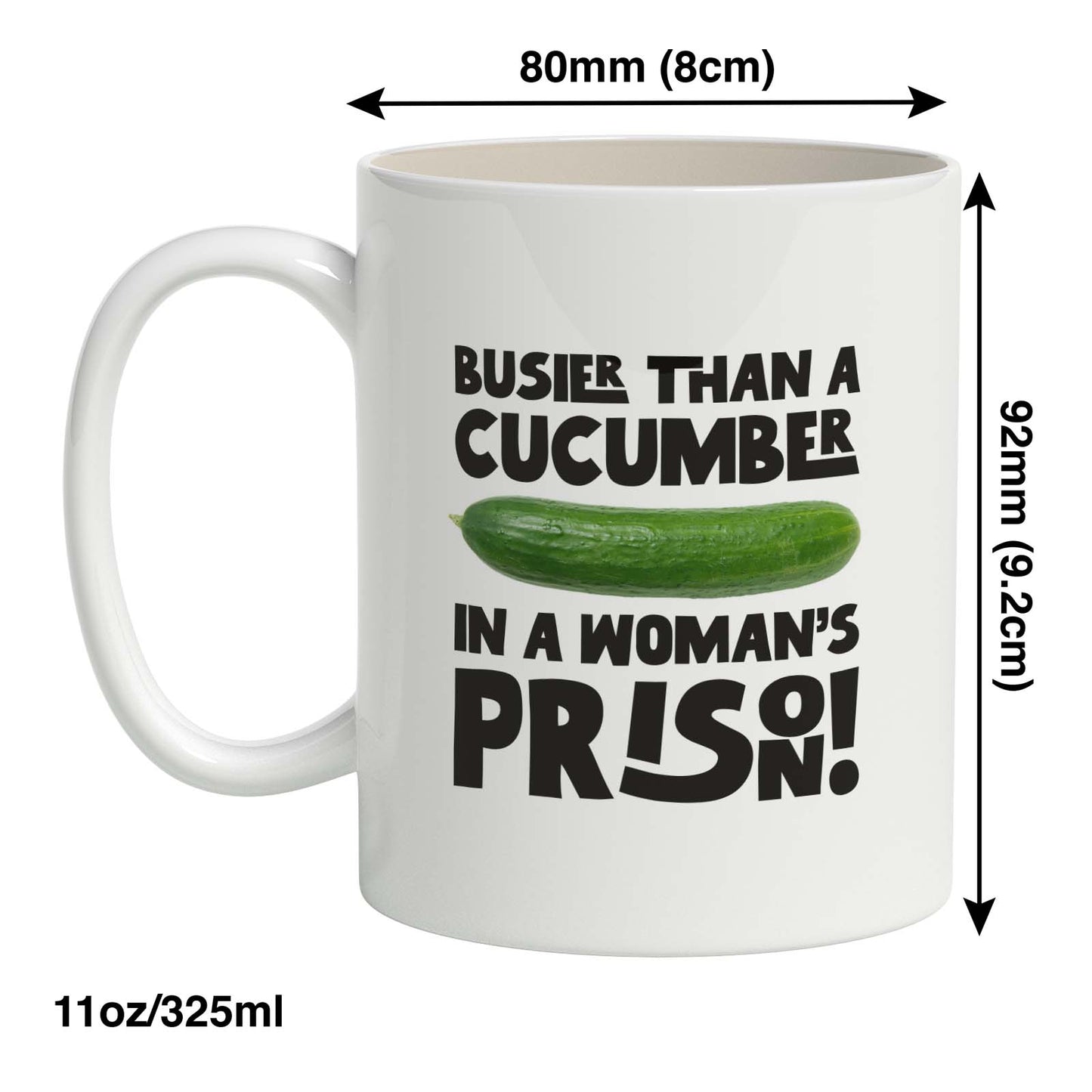 Busier than a cucumber in a woman’s prison
