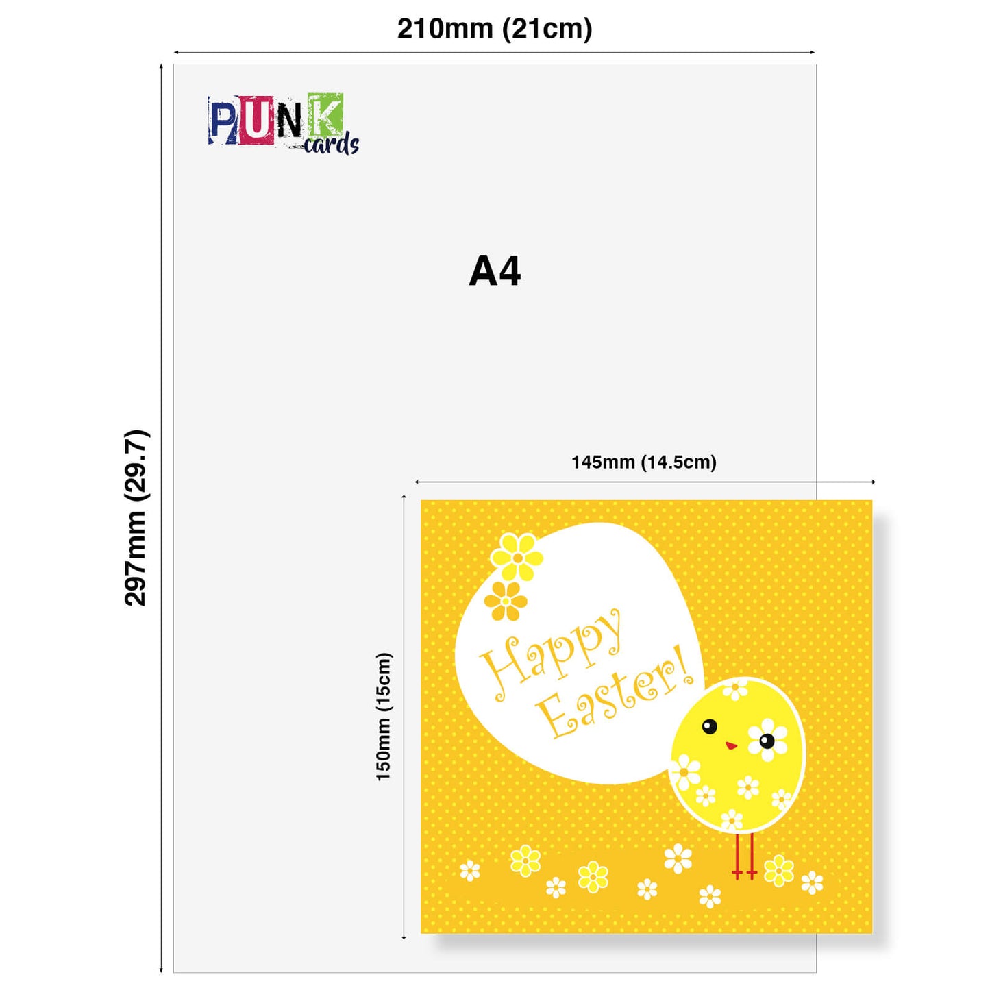 Chick & Egg Happy Easter Card
