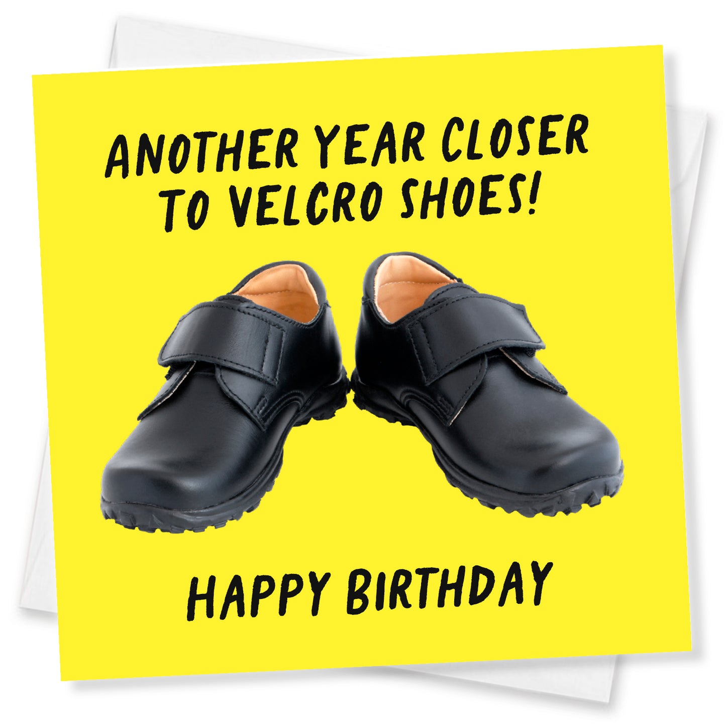Velcro Shoes – Another Year Older Card