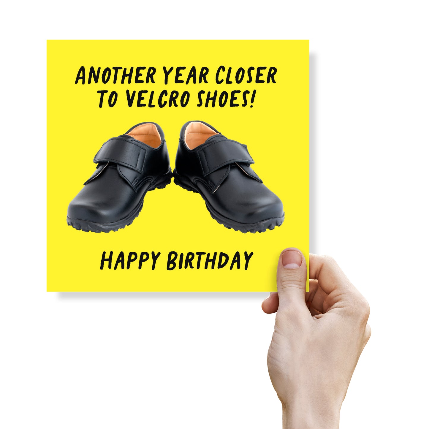 Velcro Shoes – Another Year Older Card