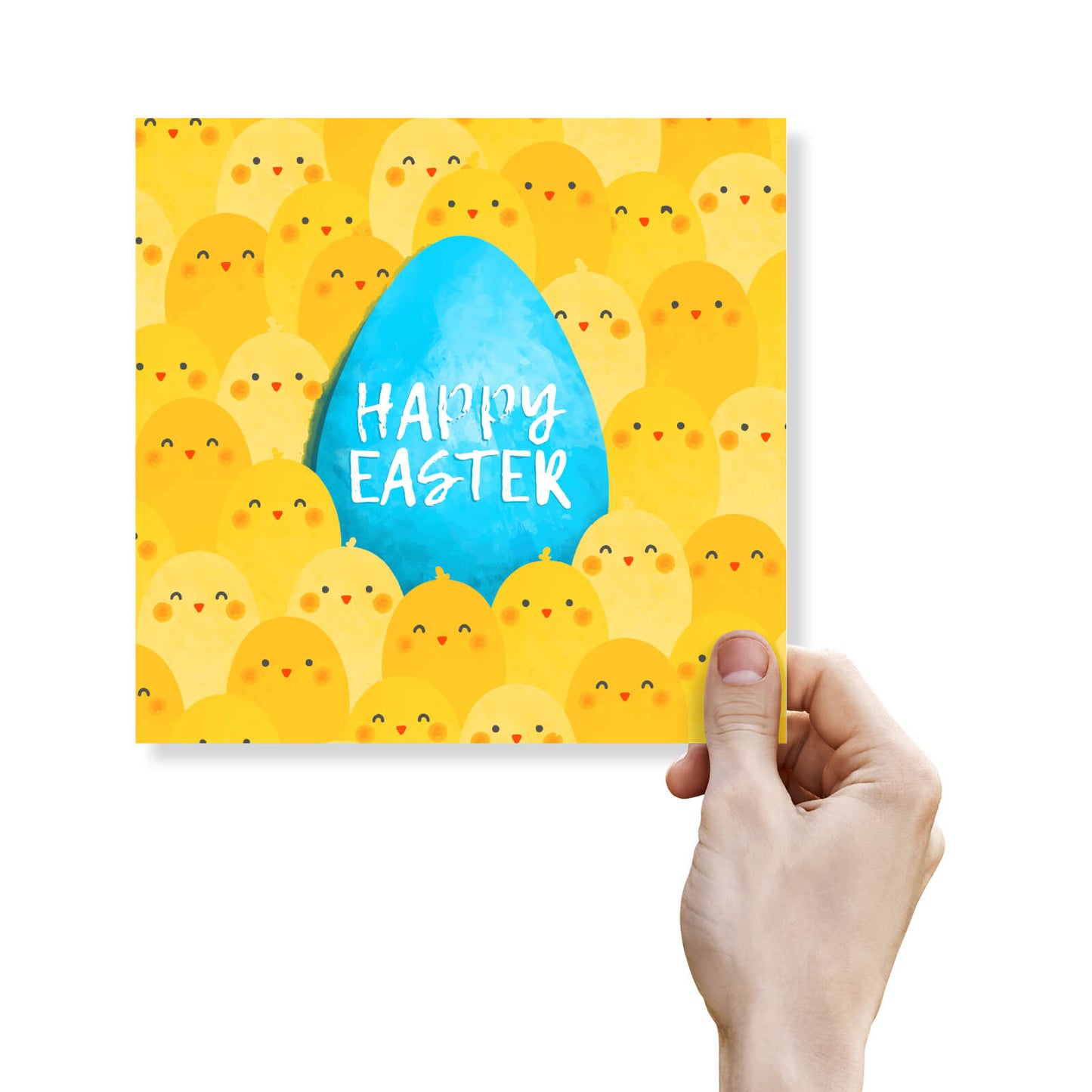 Blue Egg Among Chicks Card