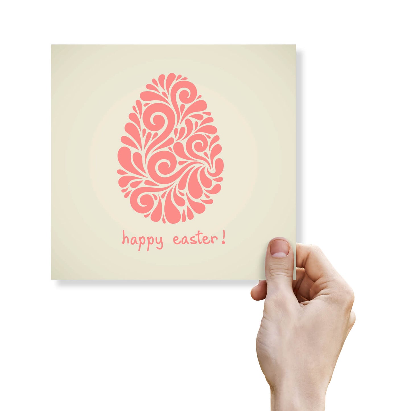 Swirl Egg Easter Card