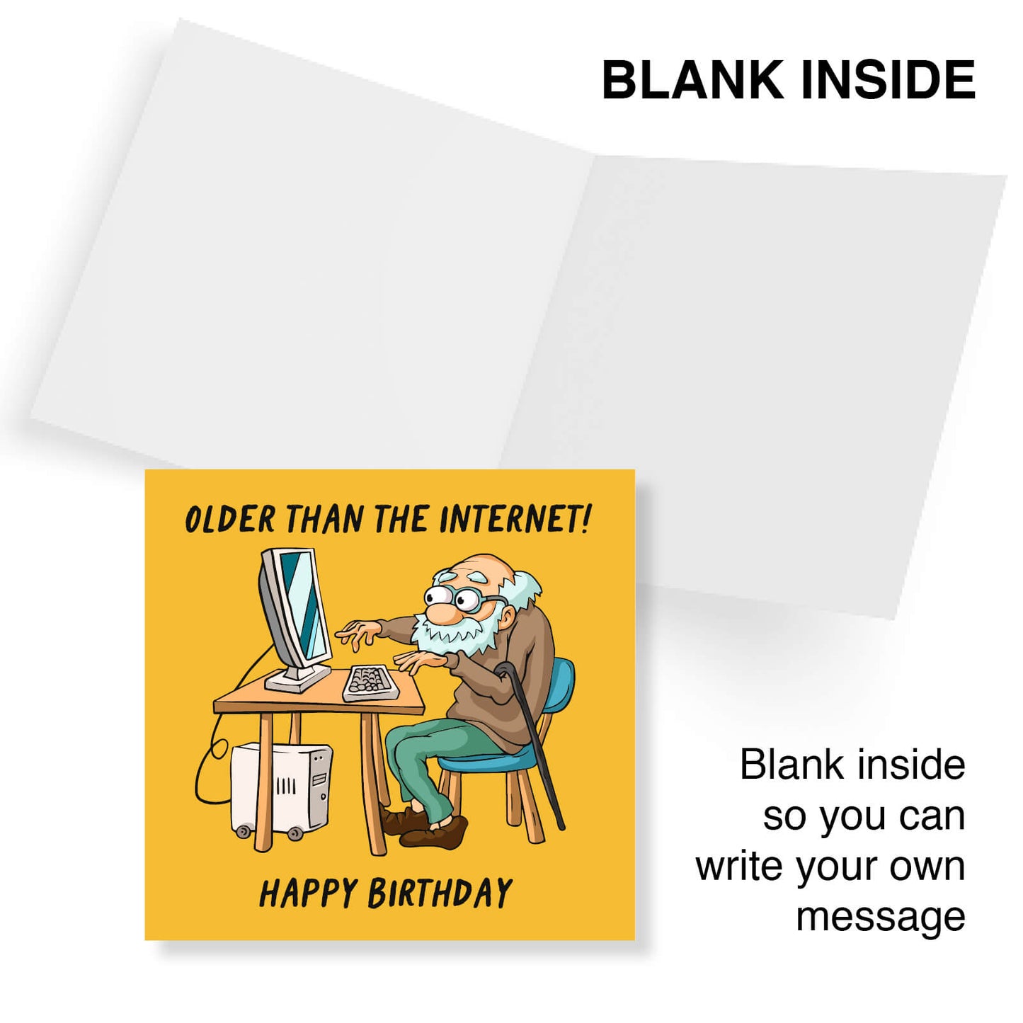 Older Than the Internet – Techy Gag Card