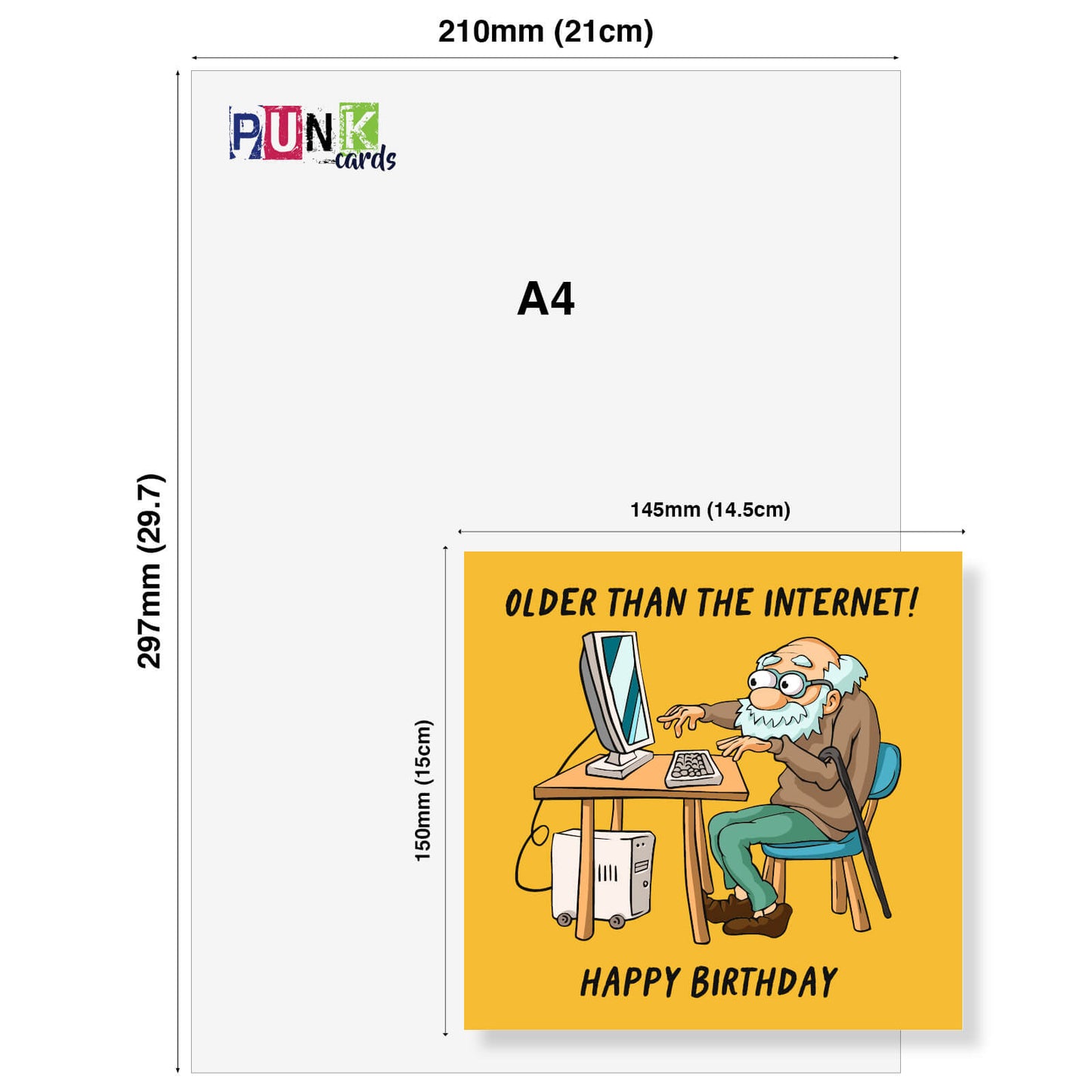 Older Than the Internet – Techy Gag Card