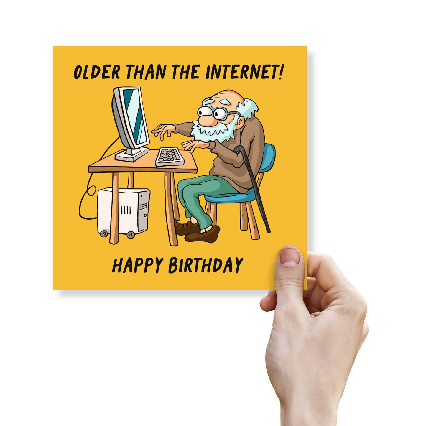 Older Than the Internet – Techy Gag Card