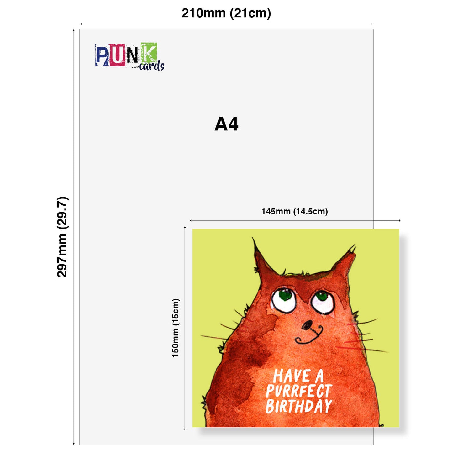 Have a Purrfect Birthday – Cat Card