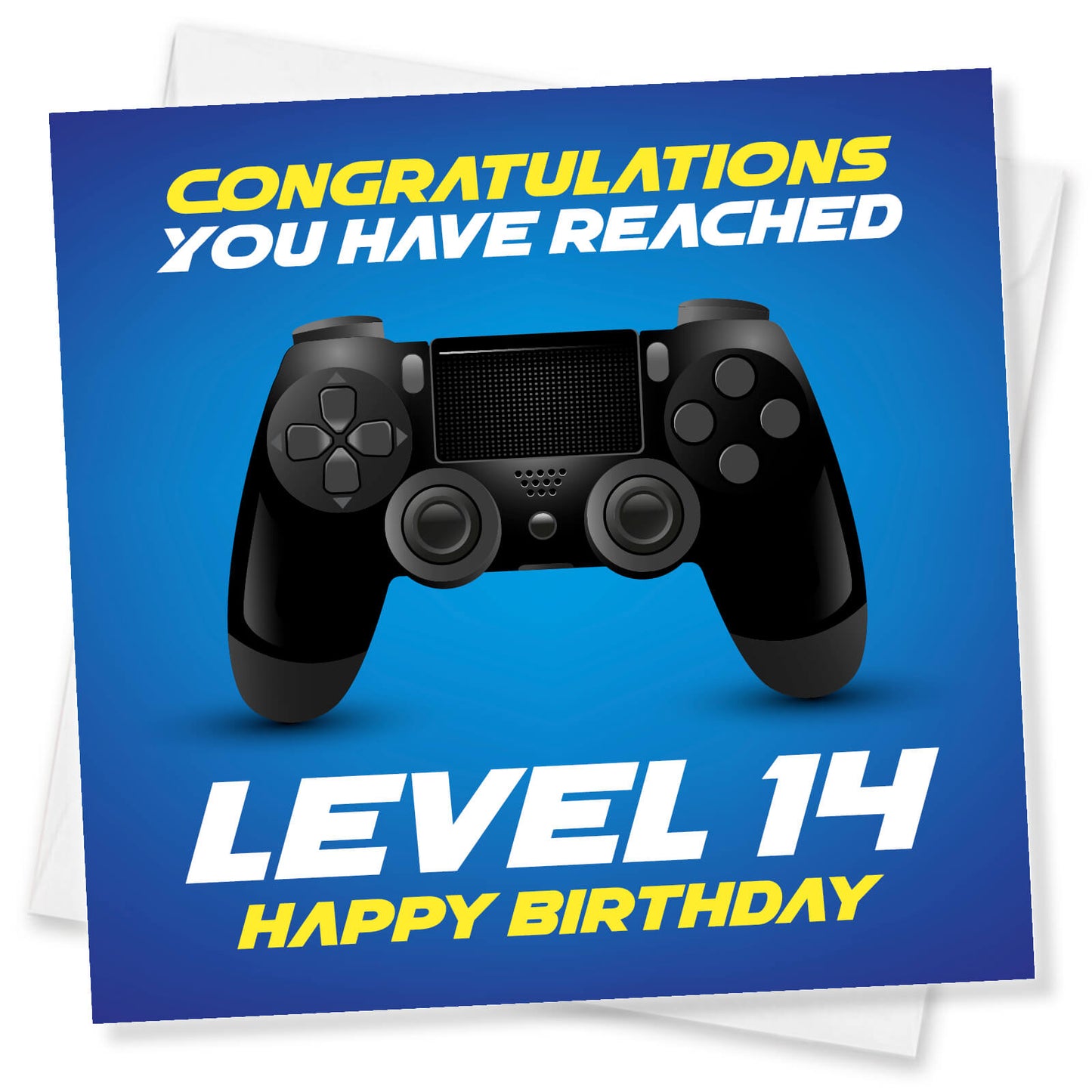 Level 14 – Happy Birthday Gamer Card