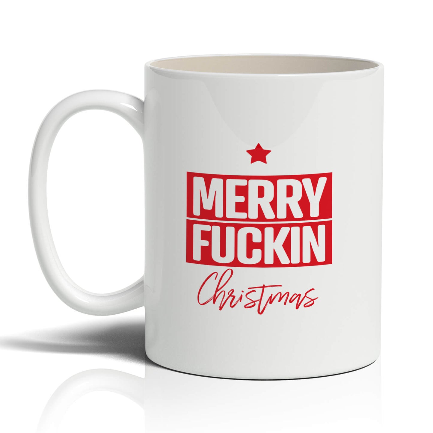 Merry Fuckin' Christmas Mug
