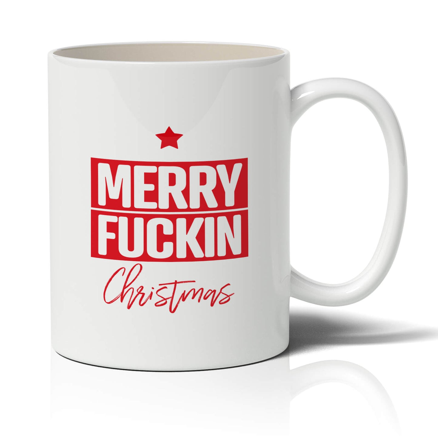 Merry Fuckin' Christmas Mug