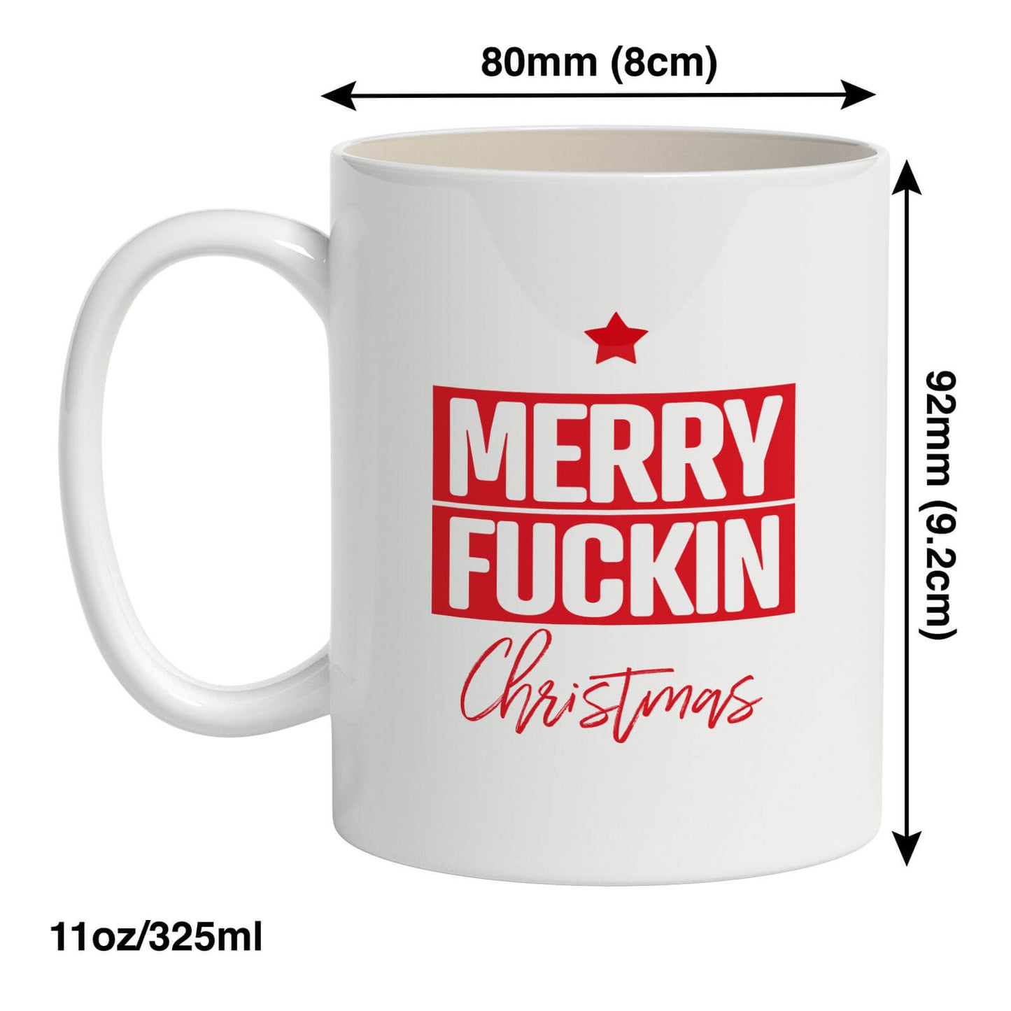 Merry Fuckin' Christmas Mug