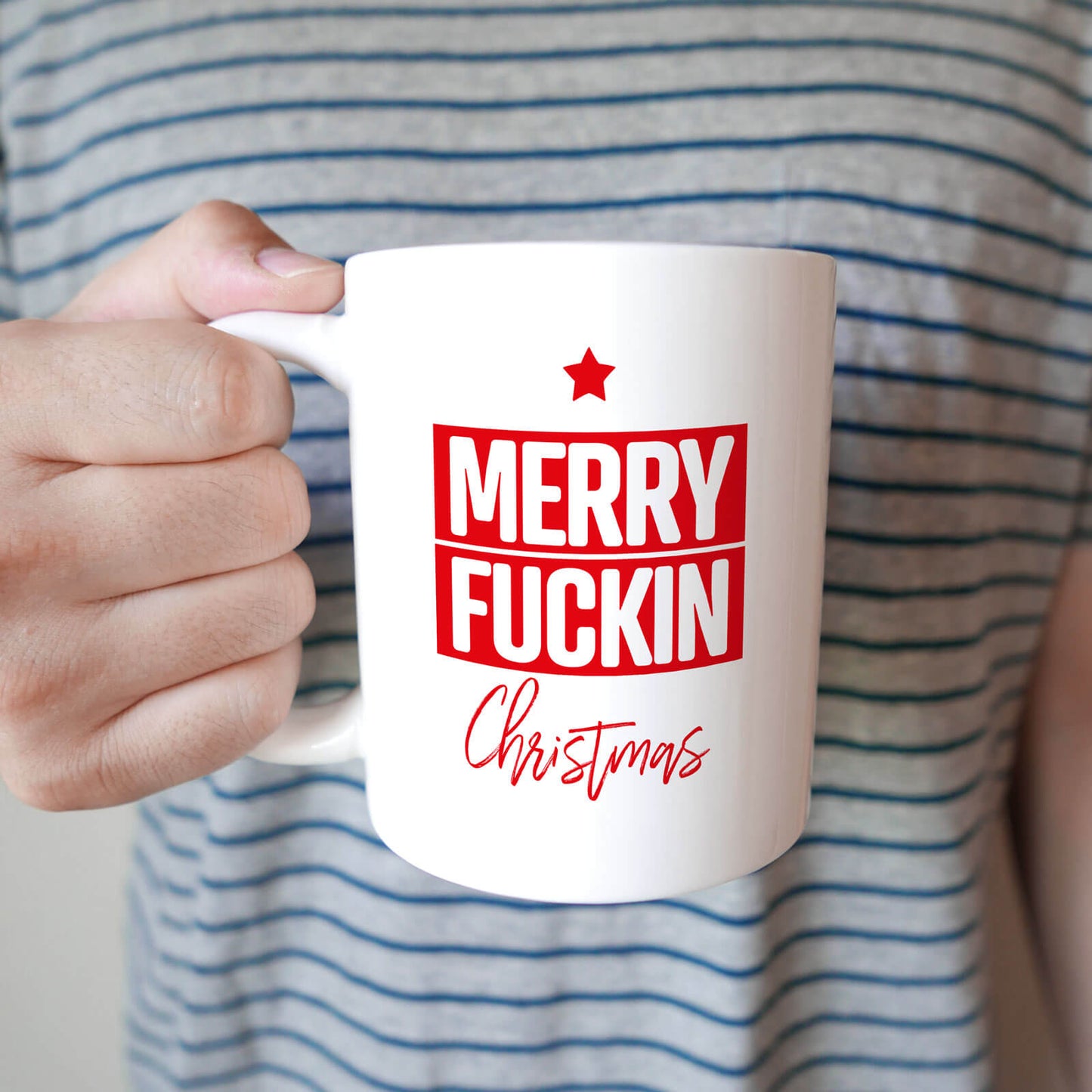 Merry Fuckin' Christmas Mug