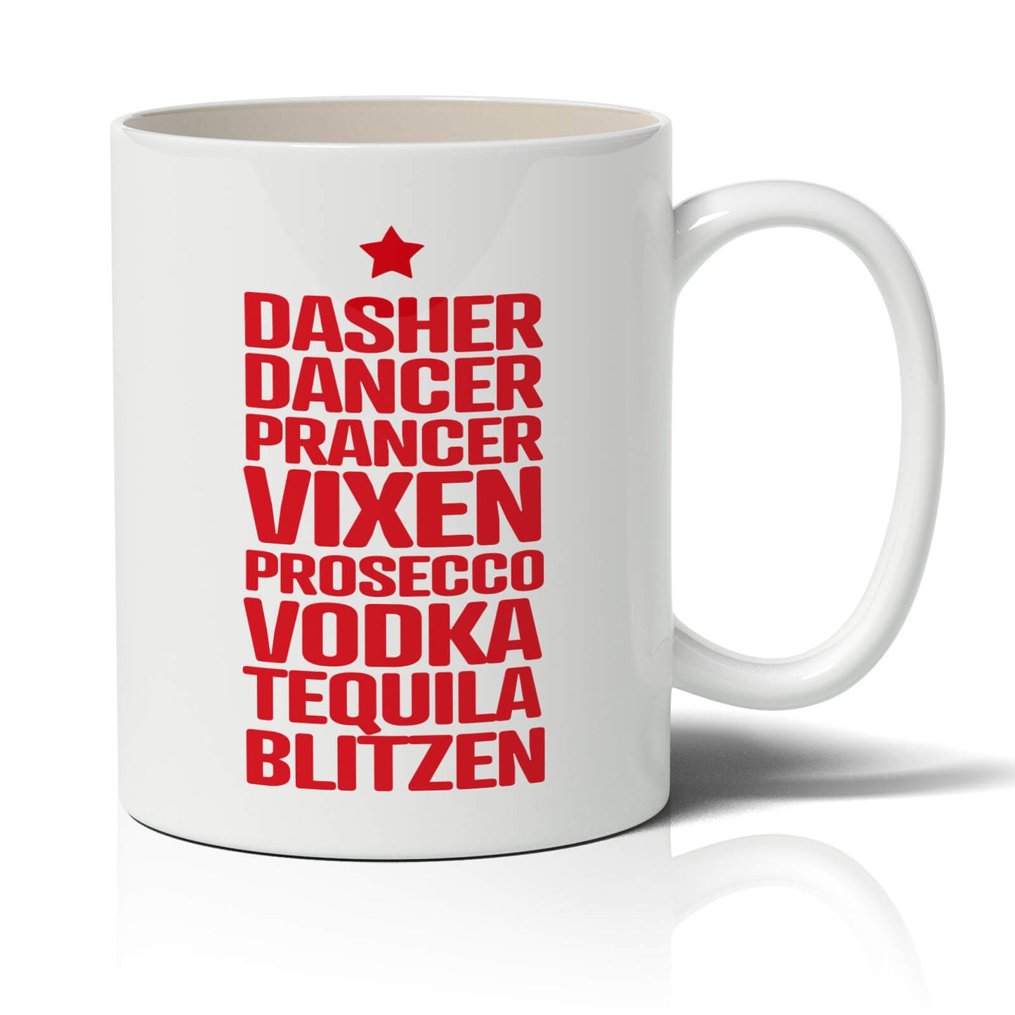 Reindeer & Booze Rollcall Mug