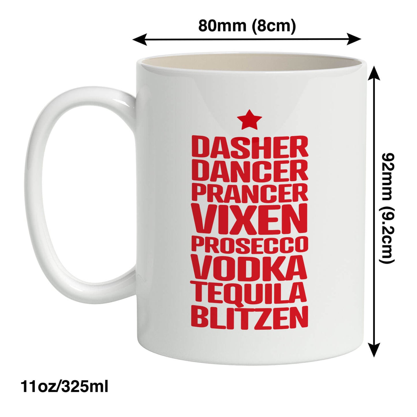 Reindeer & Booze Rollcall Mug