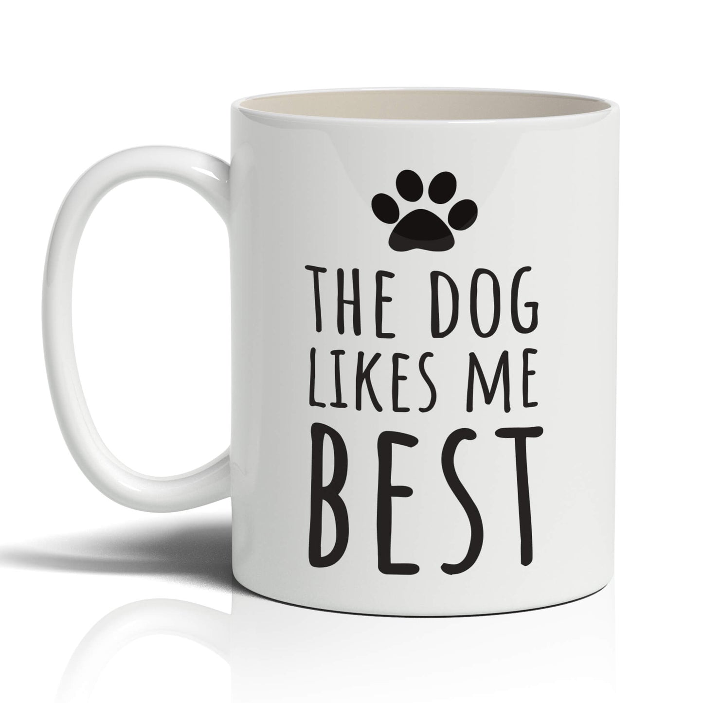 The Dog Likes Me Best Mug