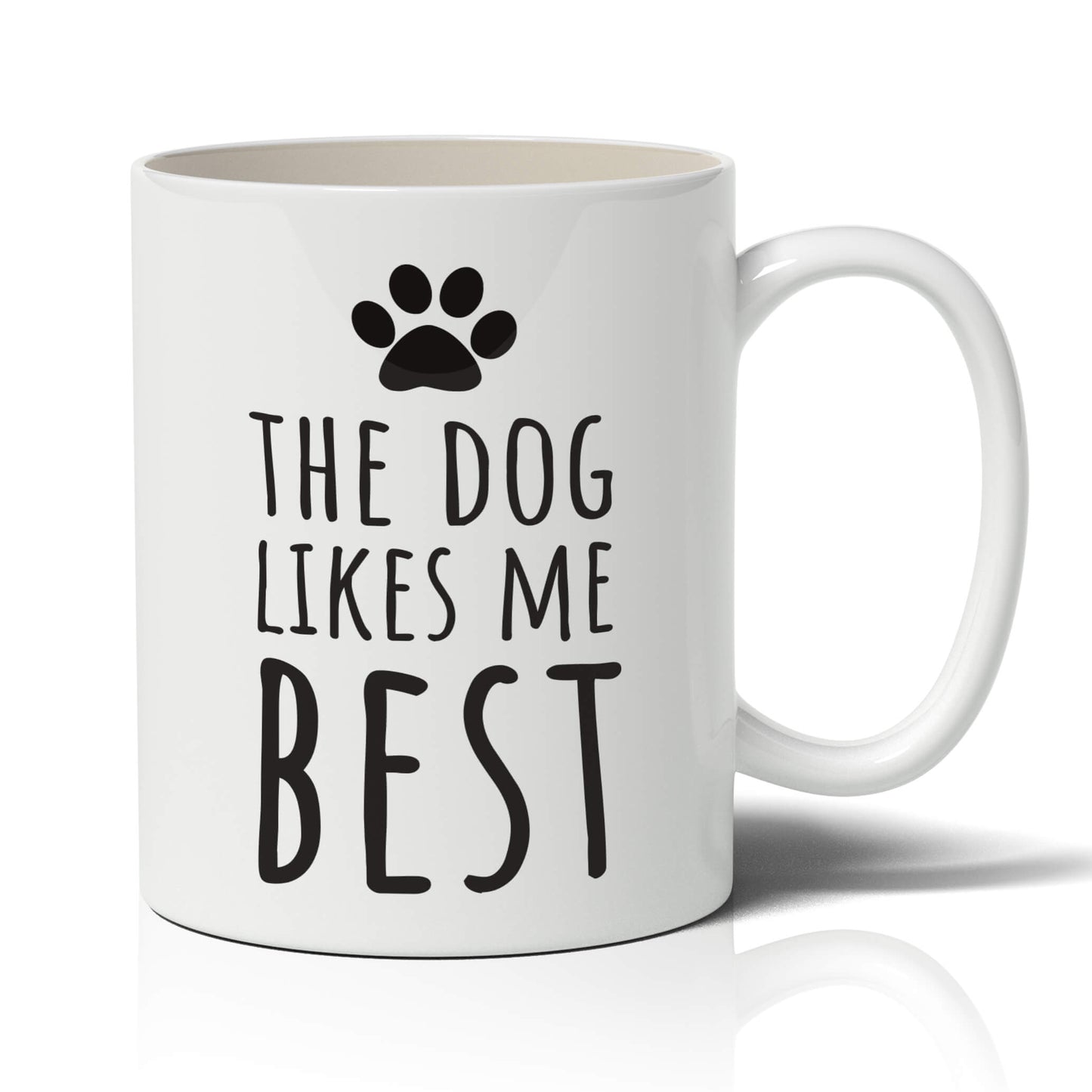 The Dog Likes Me Best Mug