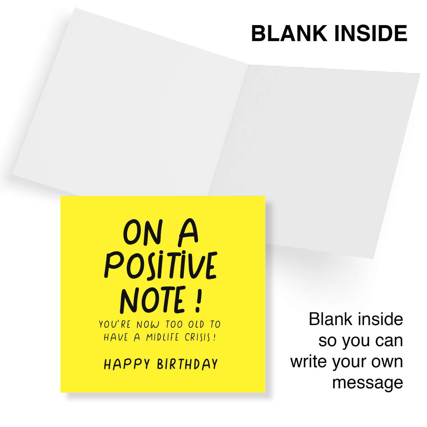 On a Positive Note Birthday Card
