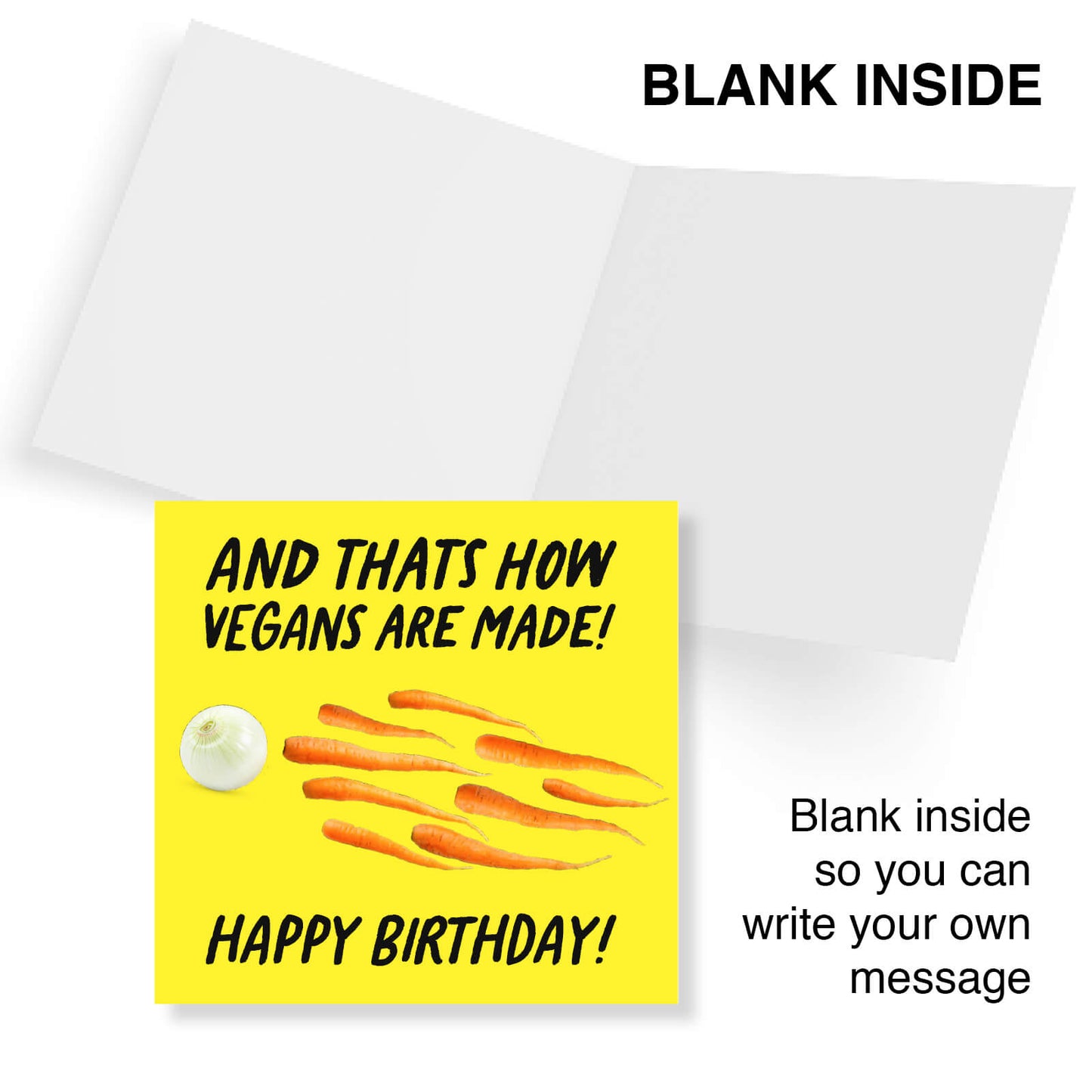 That's How Vegans Are Made – Birthday Card