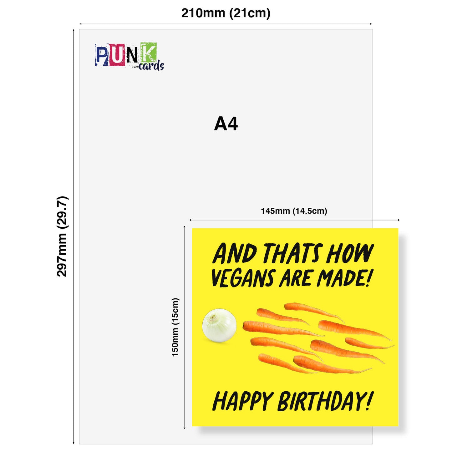 That's How Vegans Are Made – Birthday Card