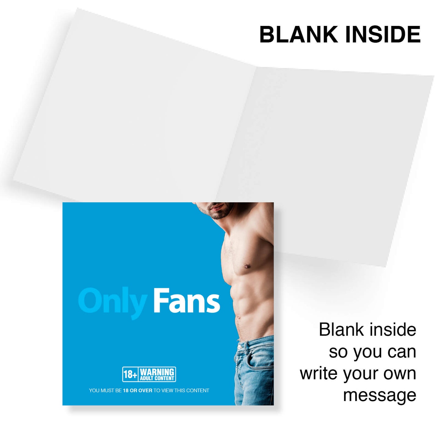 OnlyFans Abs Edition – Funny Adult Birthday Card