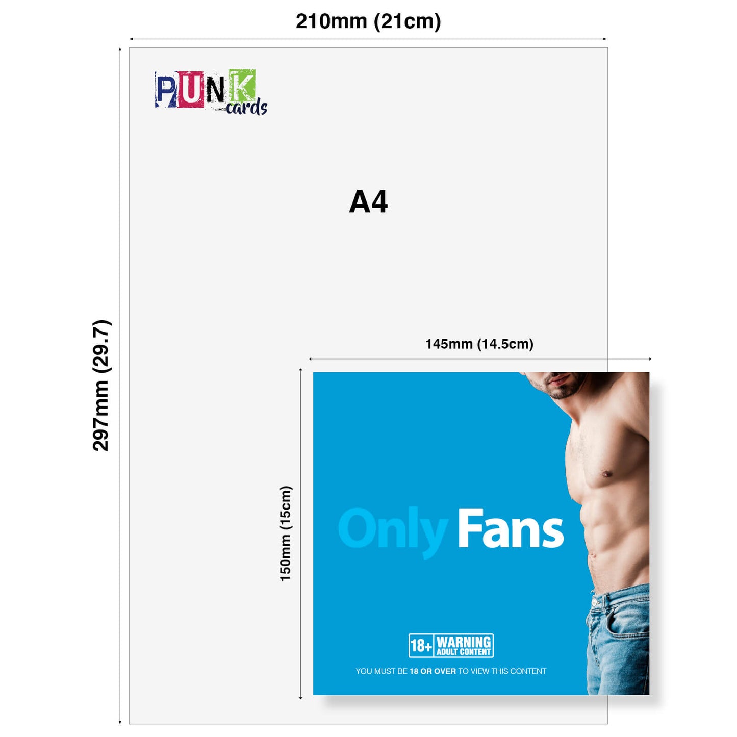 OnlyFans Abs Edition – Funny Adult Birthday Card