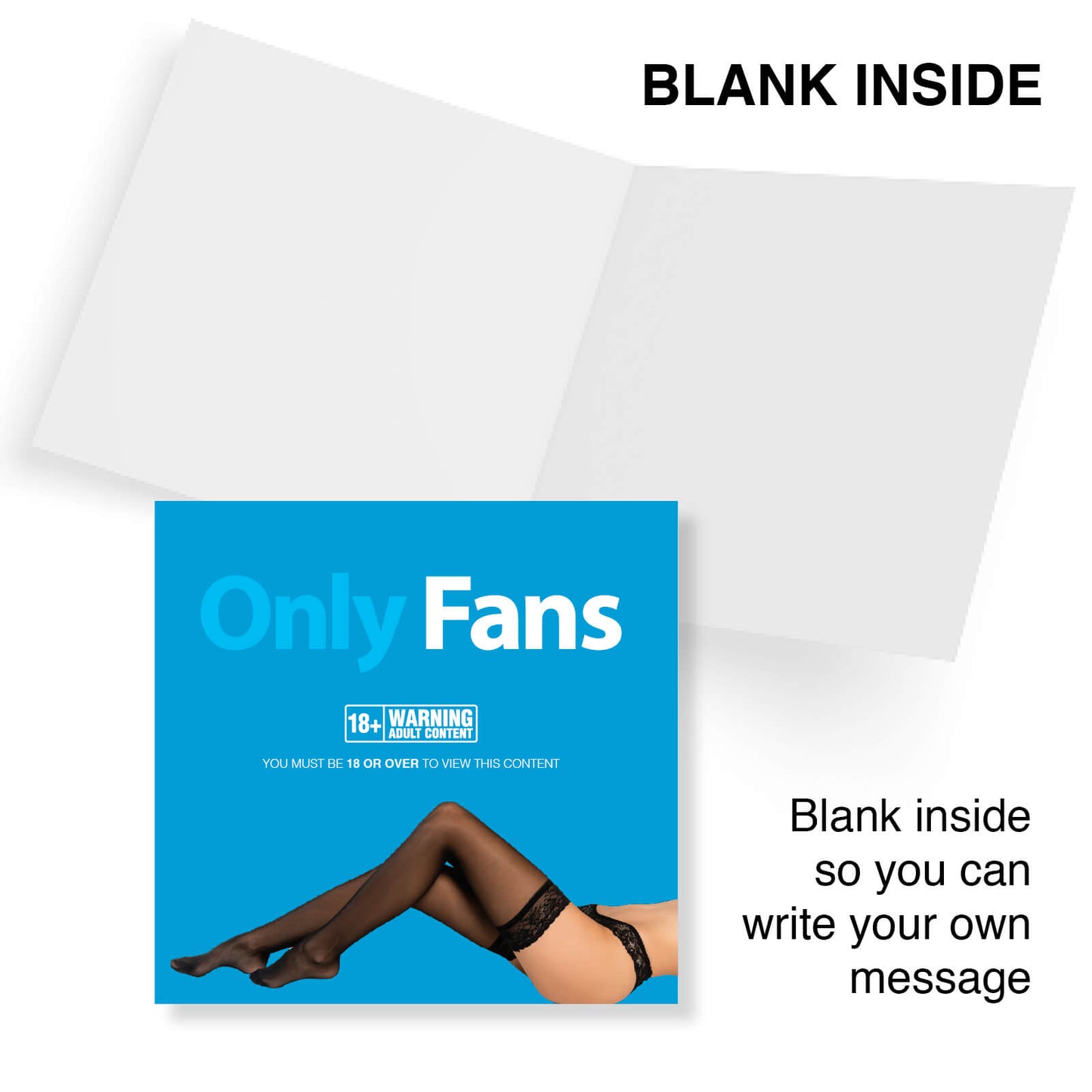 OnlyFans Legs Edition – Adult Birthday Card