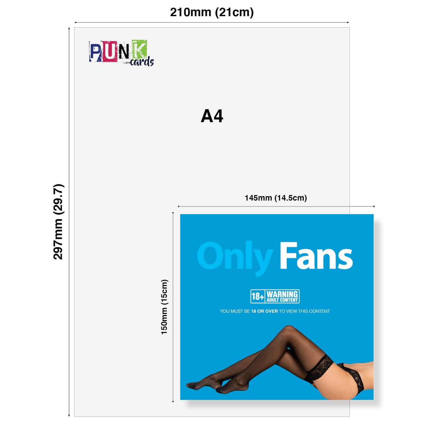 OnlyFans Legs Edition – Adult Birthday Card