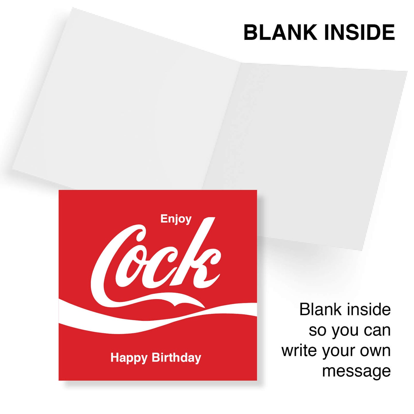 Enjoy Cock – Parody Birthday Card