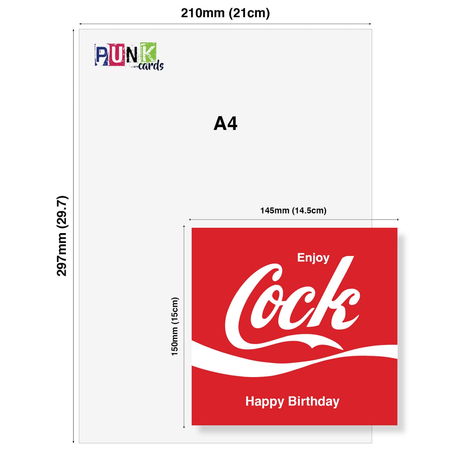 Enjoy Cock – Parody Birthday Card