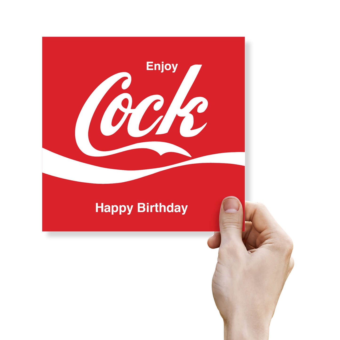 Enjoy Cock – Parody Birthday Card