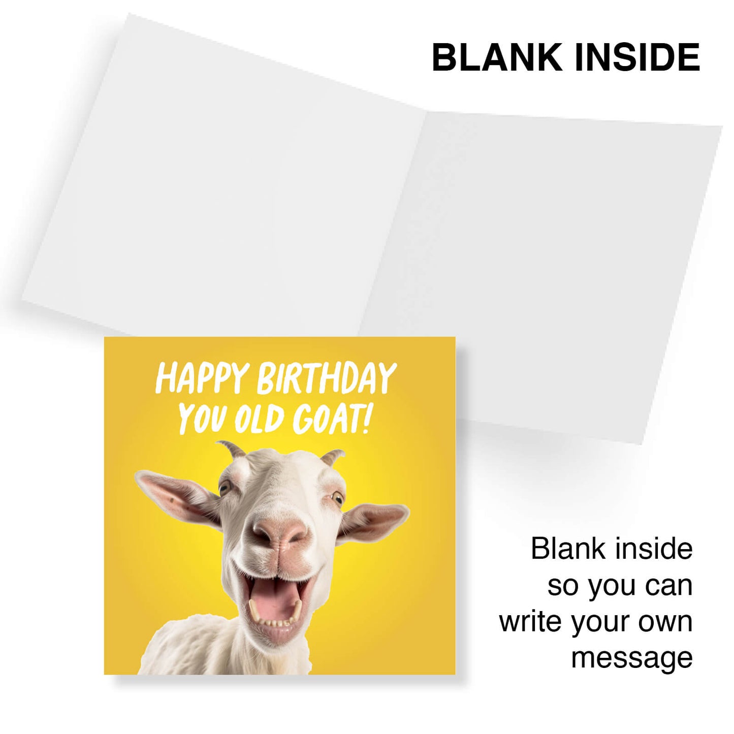 Happy Birthday You Old Goat! Card