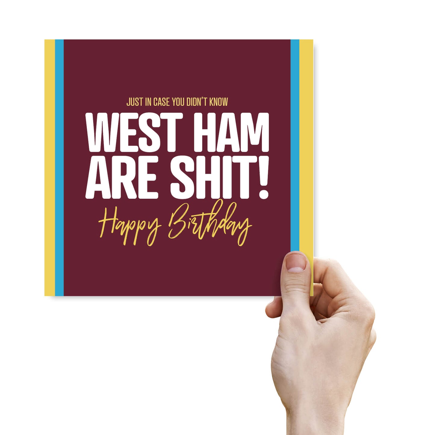 West Ham Are Shit - Funny Birthday Card