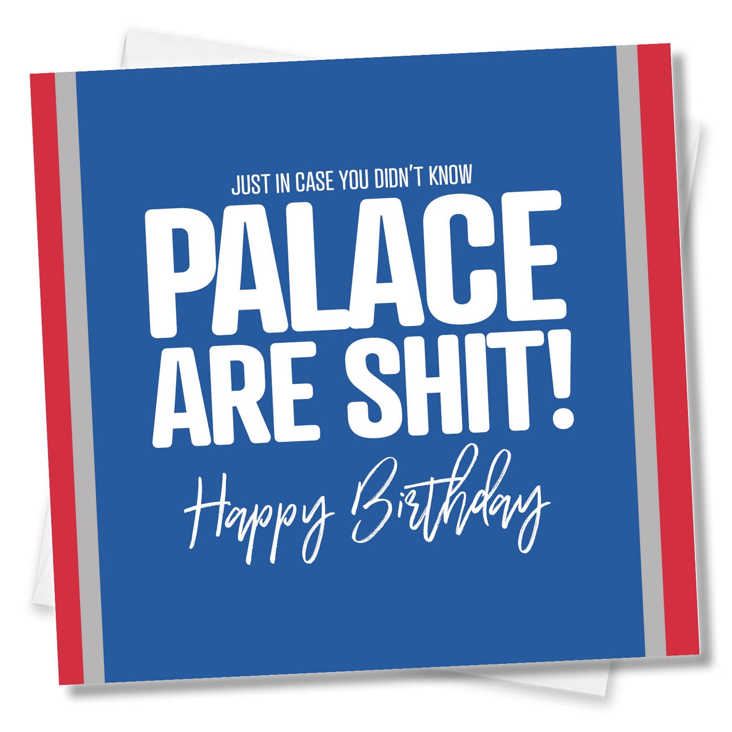 Palace Are Shit – Funny Football Birthday Card