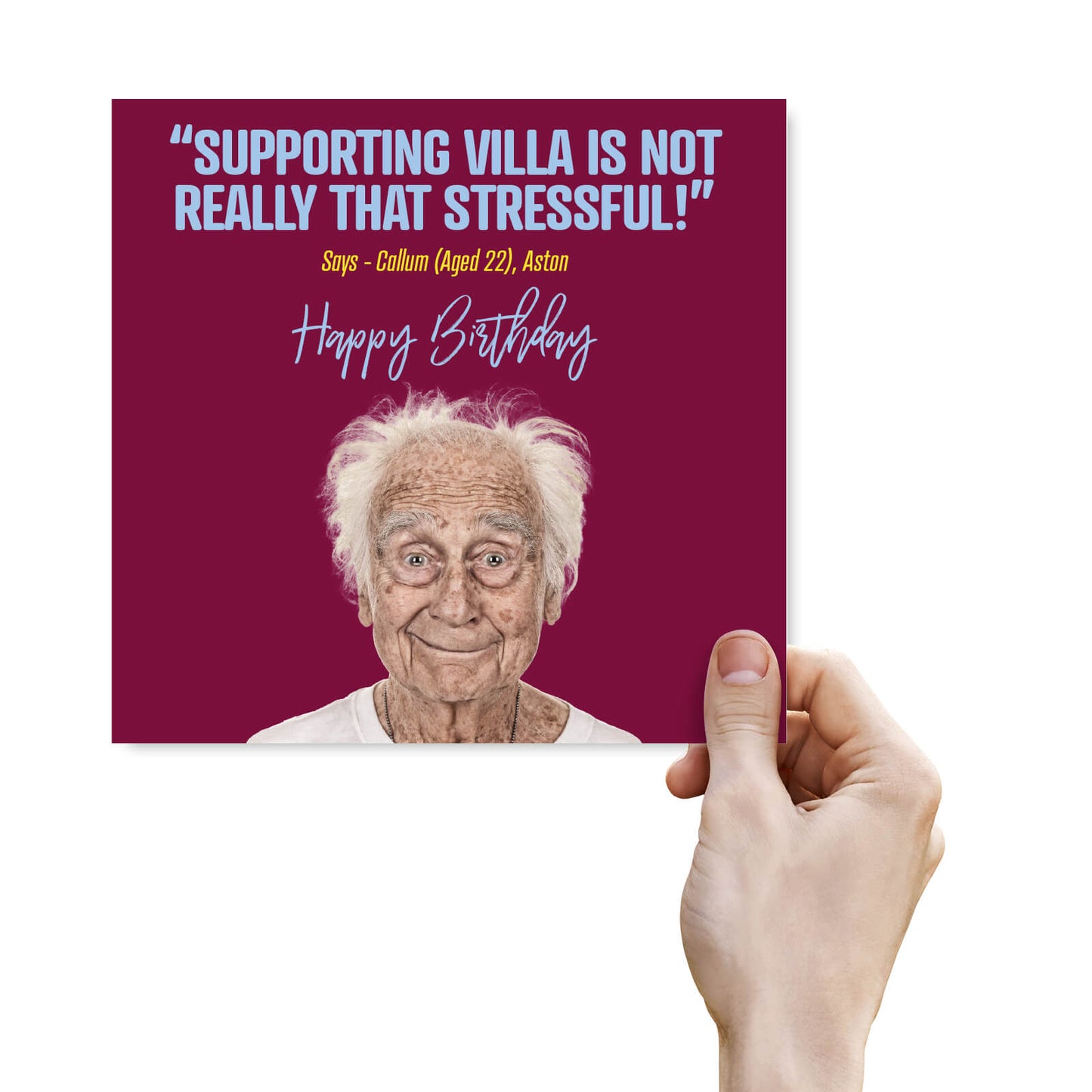 Supporting Aston Villa is not really that stressful!