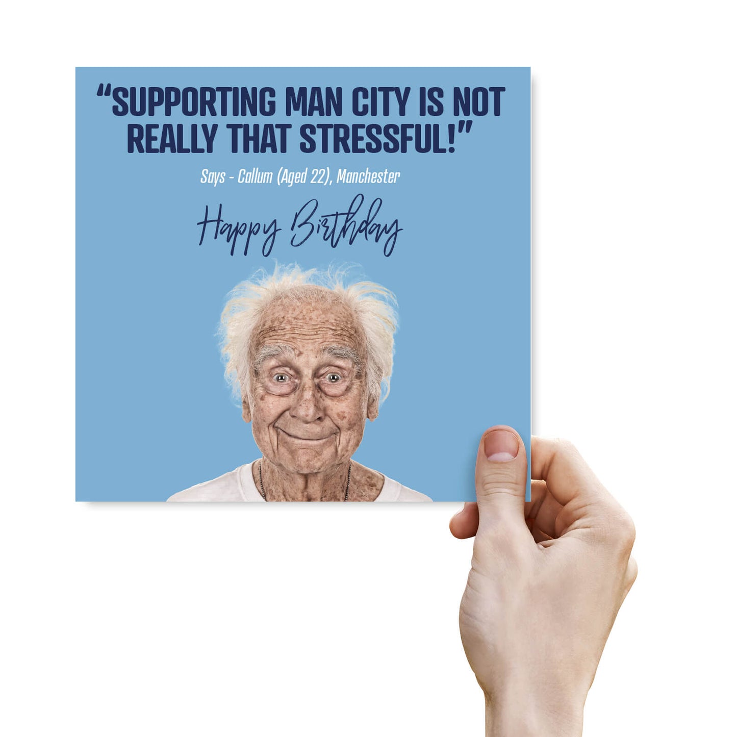 Supporting Man City is not really that stressful!