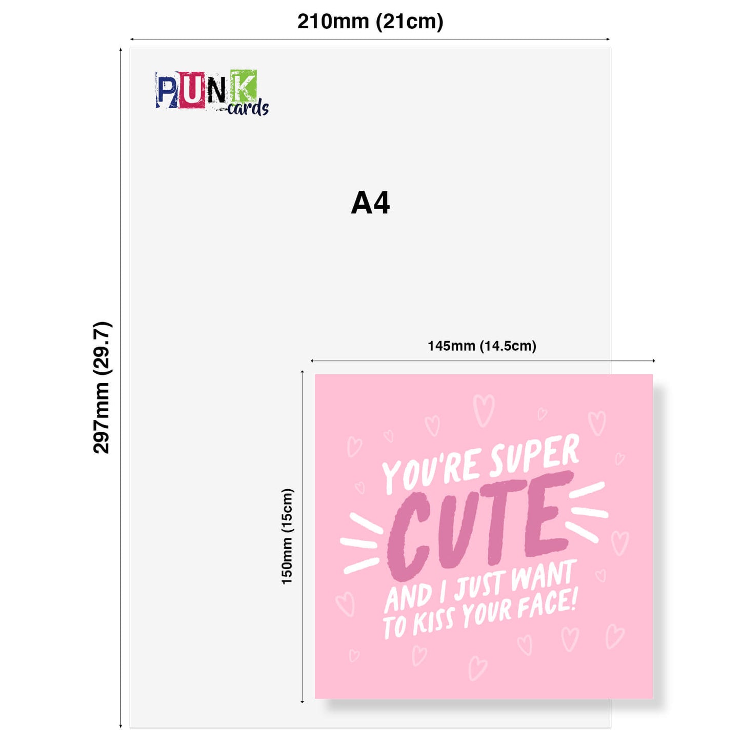 You’re Super Cute – Cute & Flirty Card