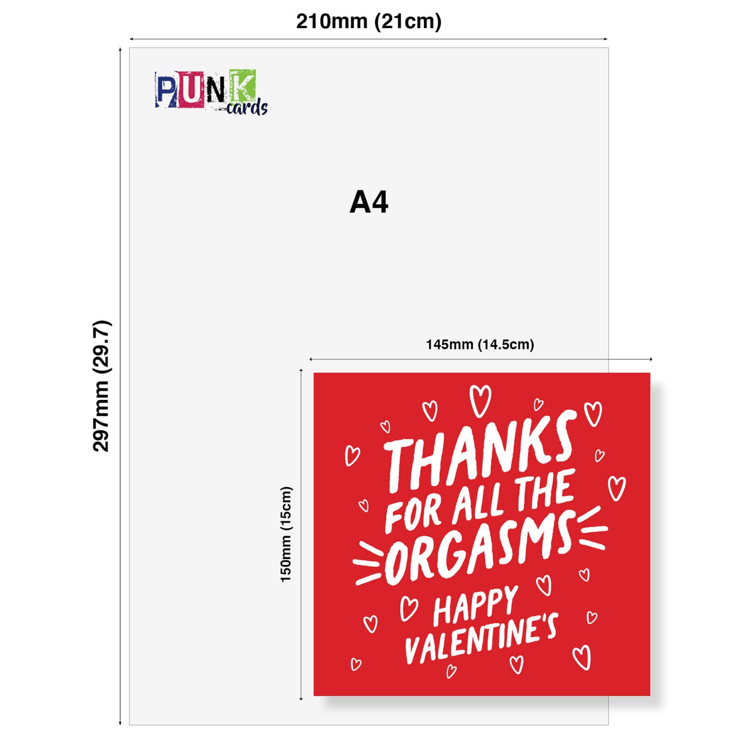 Thanks for All the Orgasms – Valentine’s Card